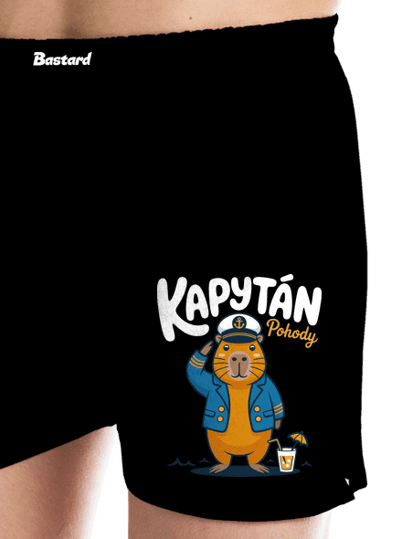 Kapytán pohody pánske trenky Black