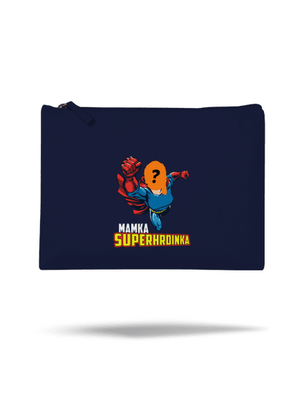 Mamka superhrdinka taštička French Navy