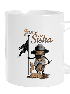 Jan Šiška veľký hrnček White