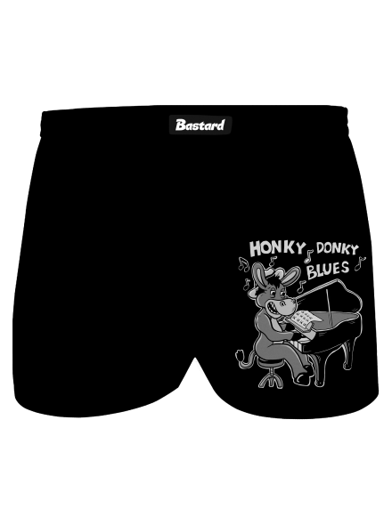 Honky donky blues pánske trenky Black