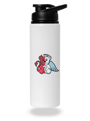 Anjel vs. diabol flaša na vodu White