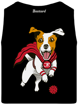 Jack Russell pánske tielko Black