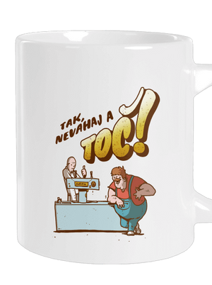 Neváhaj a toč veľký hrnček White