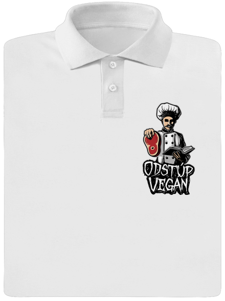 Odstup vegane pánska polokošeľa White