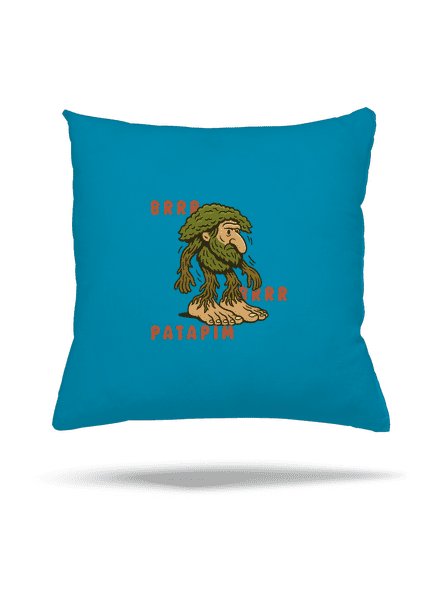 Brrr Brrr Patapim – Italian Brainrot vankúš Blue Turquoise