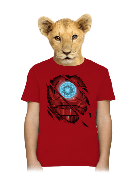 Ironman detské tričko Red