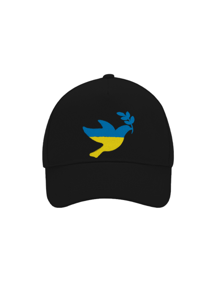 Ukrajina - Holubica obrys šiltovka baseballka Black