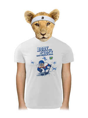 Body check detské športové tričko White