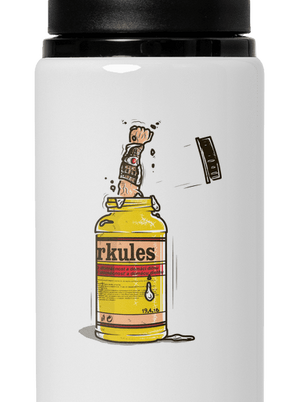 Herkules flaša na vodu White