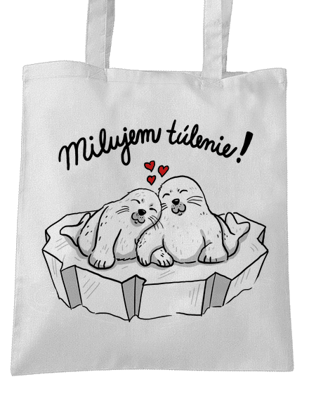 Milujem túlenie taška White