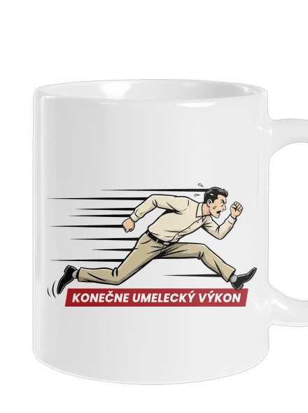 Umelecký výkon klasický hrnček White