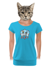 dámske tričko s lemom