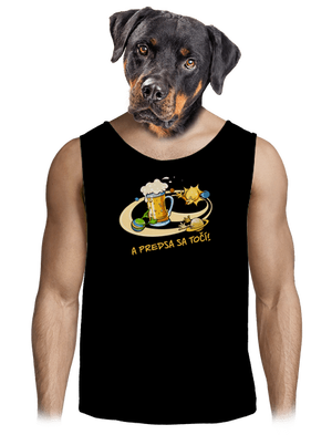 A predsa sa točí! pánske tielko Black
