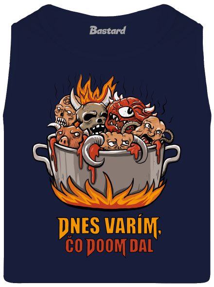 Čo Doom dal pánske tielko French Navy