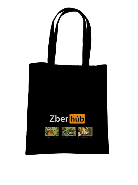 Zber húb taška Black