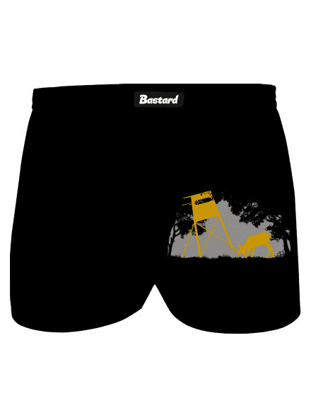 Lesná harmónia pánske trenky Black