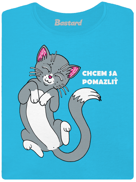 Chcem sa pomazliť dámske tričko Blue Atol