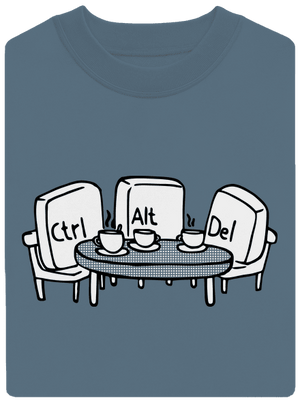 Nerozluční kamaráti unisex mikina bez kapucne Nordic Blue