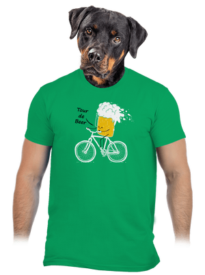 Tour de beer pánske tričko Kelly Green