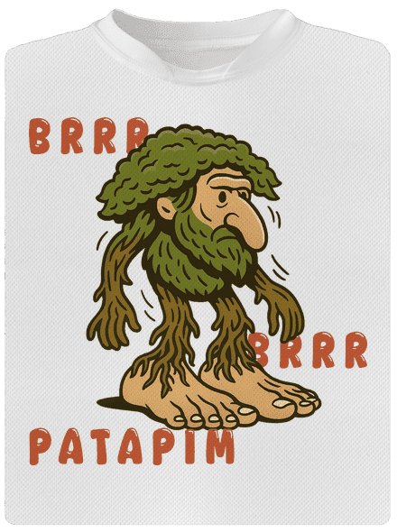 Brrr Brrr Patapim – Italian Brainrot detské športové tričko White