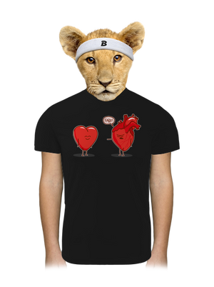 Srdcová záležitosť detské športové tričko Black