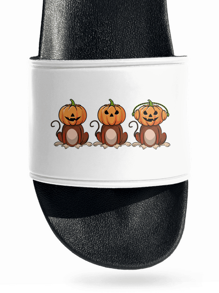 Halloween opičky šľapky White