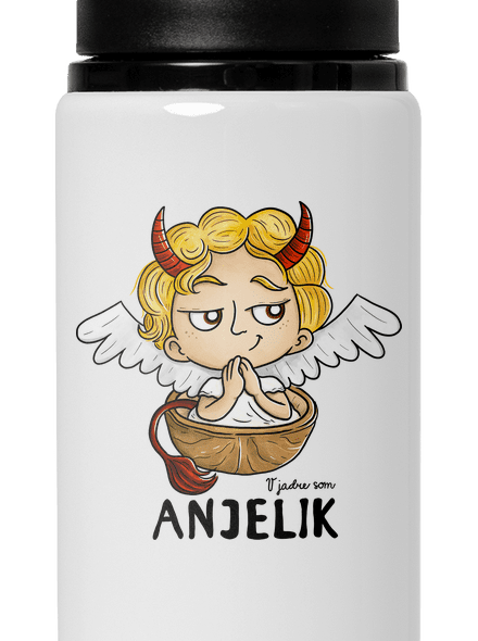 Anjelik flaša na vodu White