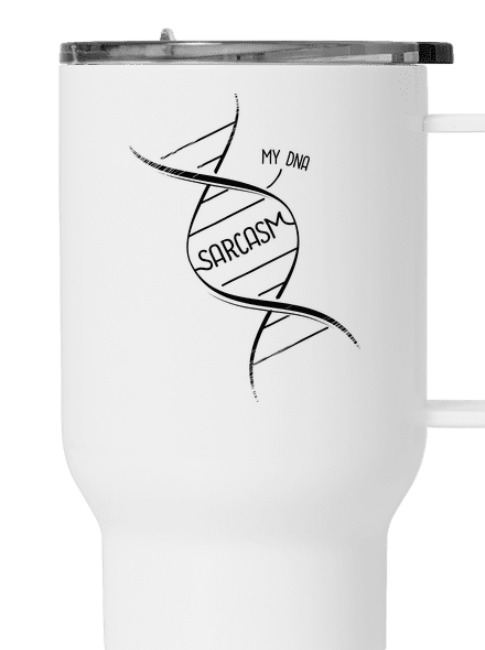Sarcasm termohrnček White