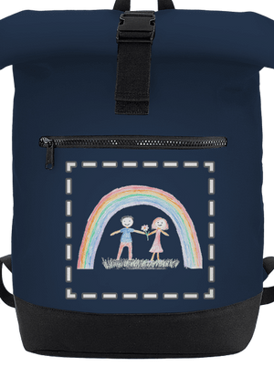 Detské kresby - Nahraj vlastnú batoh French Navy