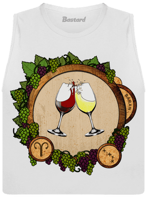 Vínny horoskop: Baran dámske tielko voľné White