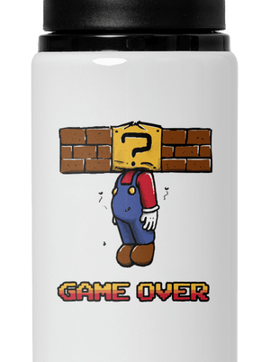 Game Over flaša na vodu White