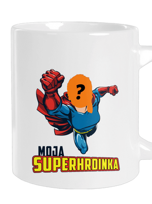 Moja superhrdinka veľký hrnček White