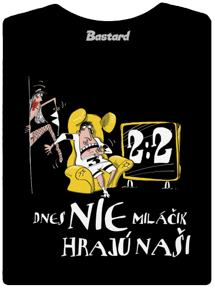 Hrajú naši dámske tričko Black