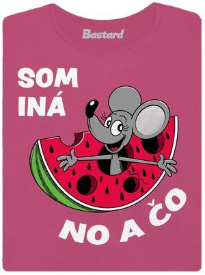 Som iná dámske tričko prémium Magenta