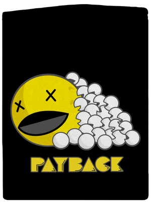 Payback dámska mikina na zips Black