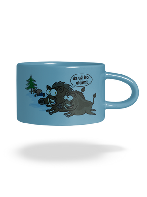 Ja už ho vidím hrnček makronka Blue Macaron