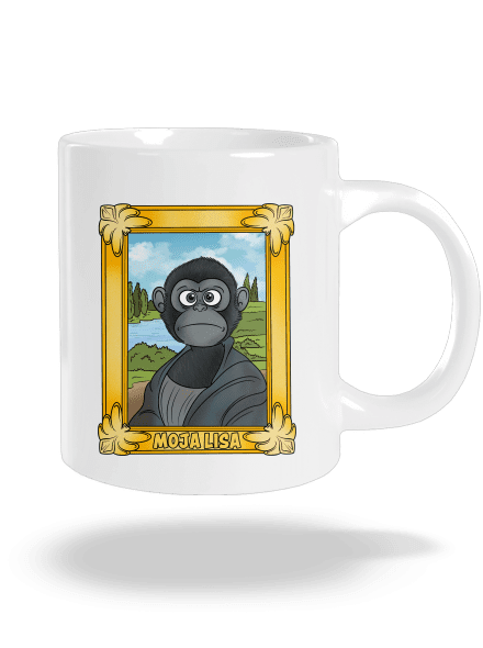 Moja Lisa veľký hrnček White