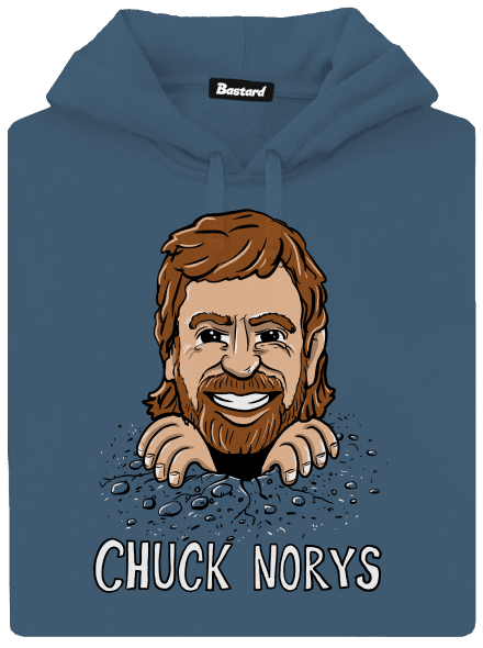 Chuck Norys dámska mikina klokanka Denim