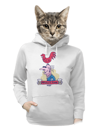 dámska mikina klokanka