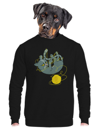 unisex mikina bez kapucne