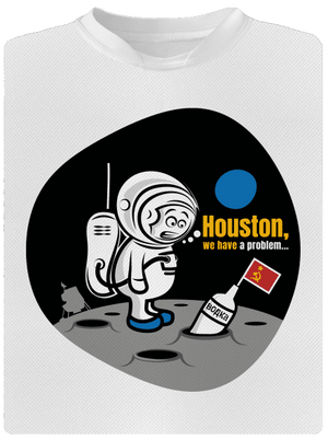 Máme problém detské športové tričko White