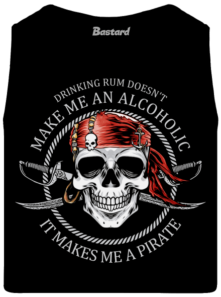 Pirát pánske tielko Black