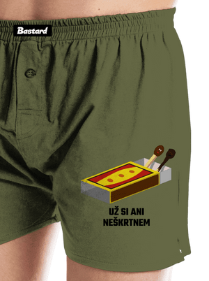 Už si neškrtnem pánske trenky Khaki