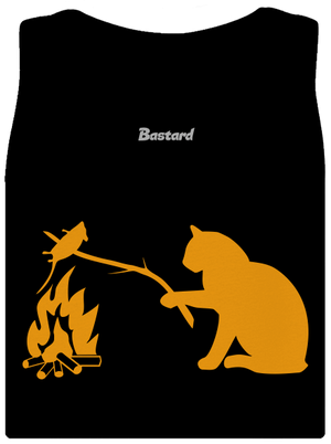 Mačka a myš dámske tielko klasické Black