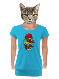 dámske tričko s lemom