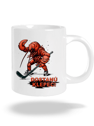 Dostanú klepec veľký hrnček White