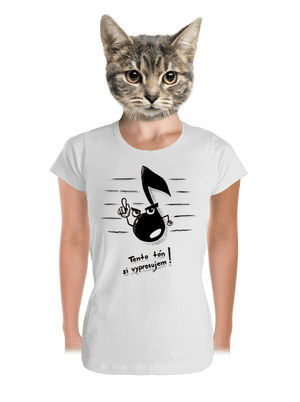 Tón dámske tričko prémium White