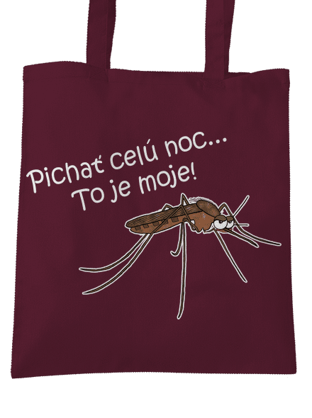 Komár s výdržou taška Burgundy