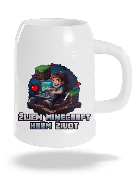 Žijem Minecraft polliter White