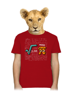 Pí, čus! detské tričko Red